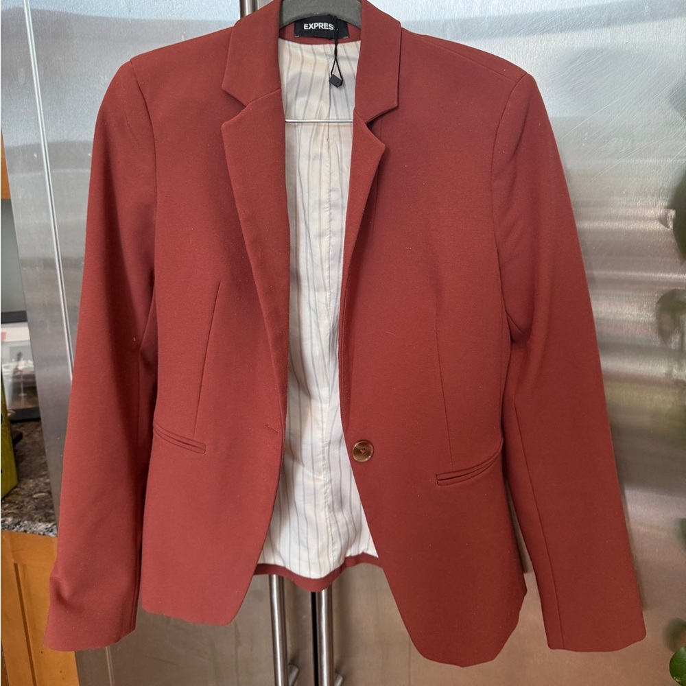 Express Women's Terracotta Blazer
